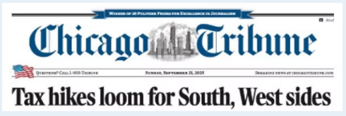 Chicago Tribune: Tax hikes loom for South, West sides